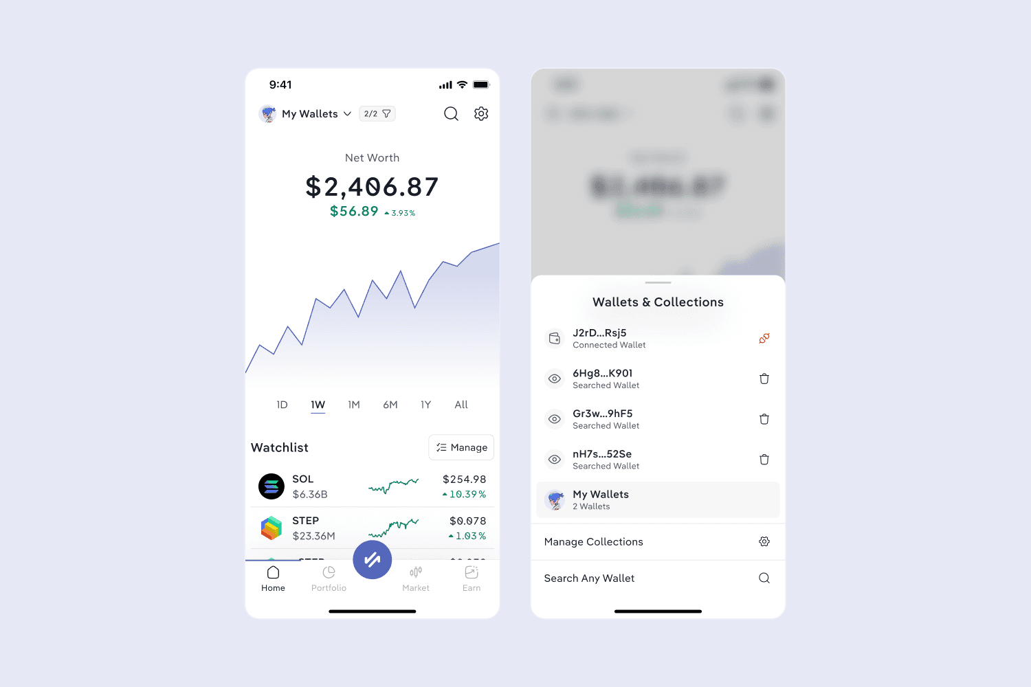 Step Wallet portfolio and wallet collections