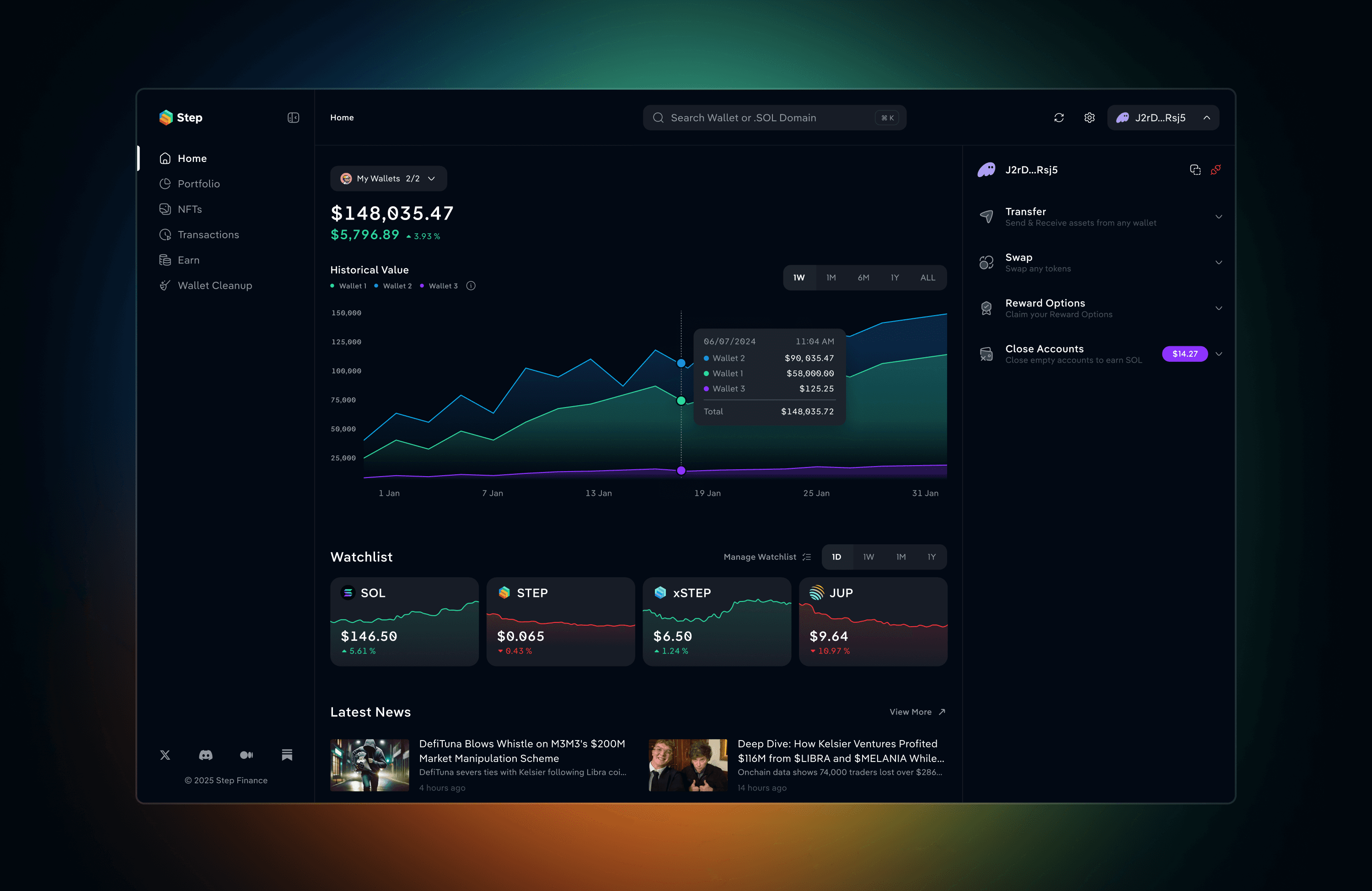 Step Finance [web app] — image 1