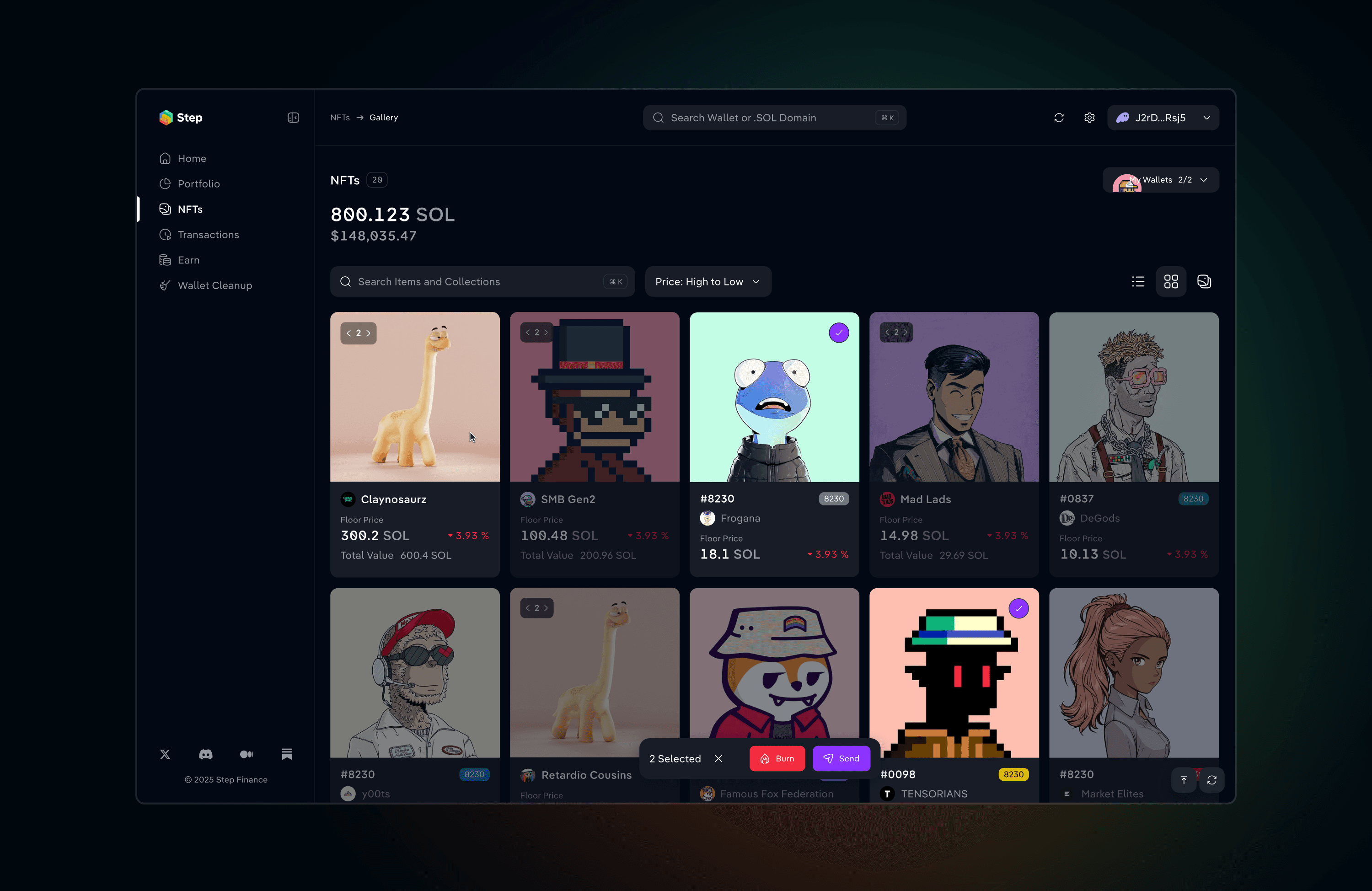 Step Finance [web app] — image 2