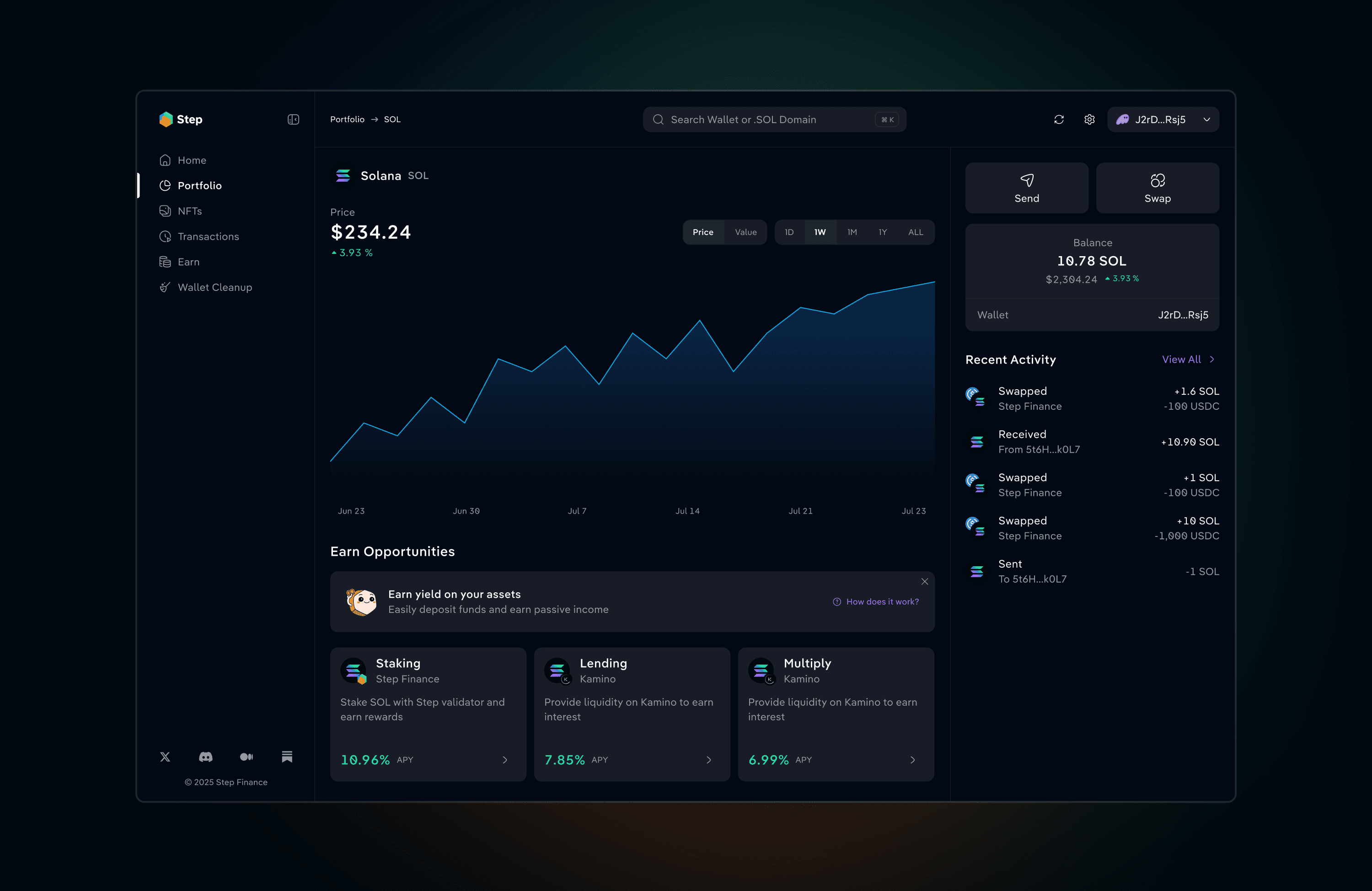 Step Finance [web app] — image 3
