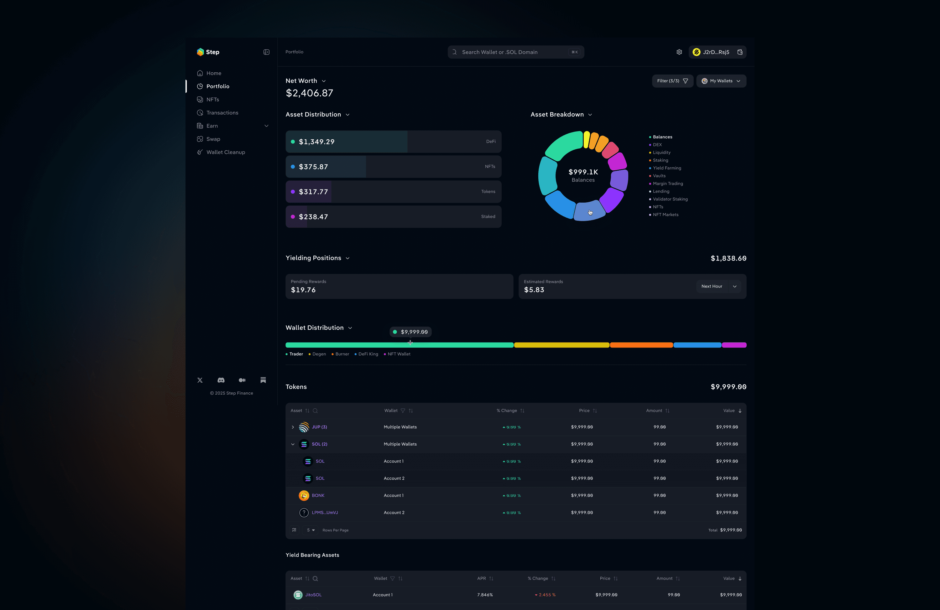 Step Finance [web app] — image 6