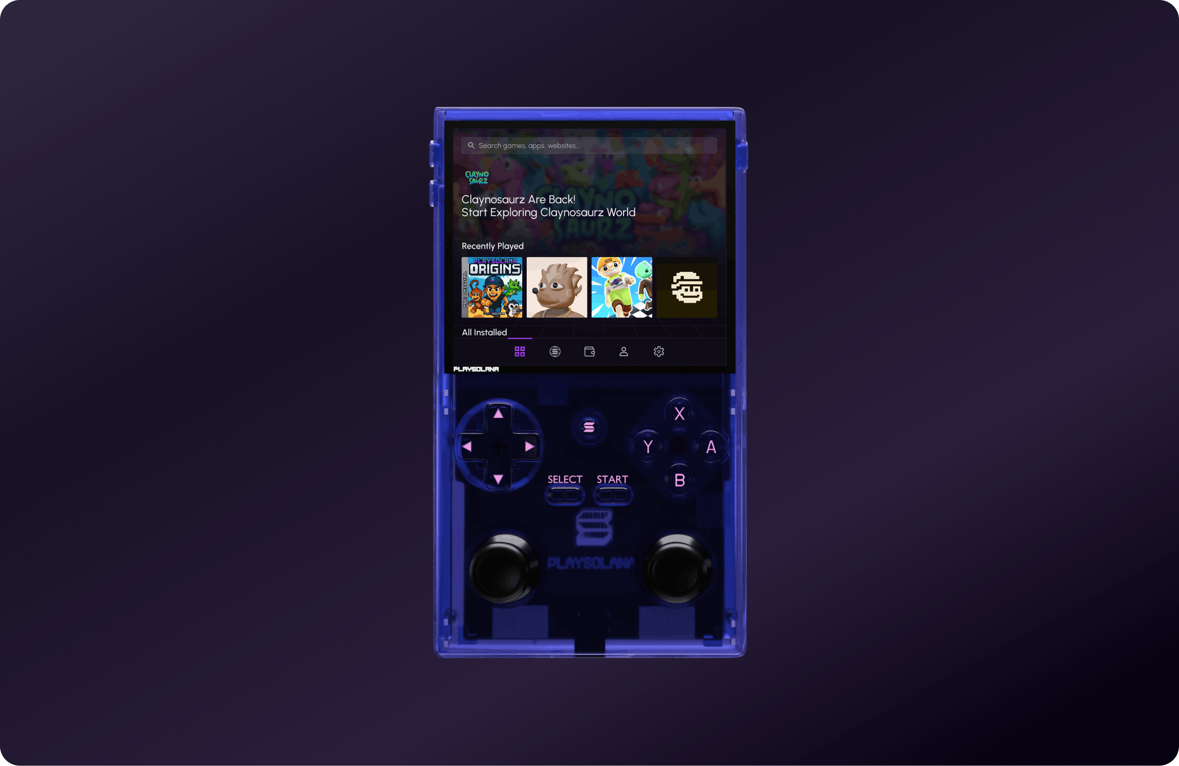 PlaySolana handheld device experience