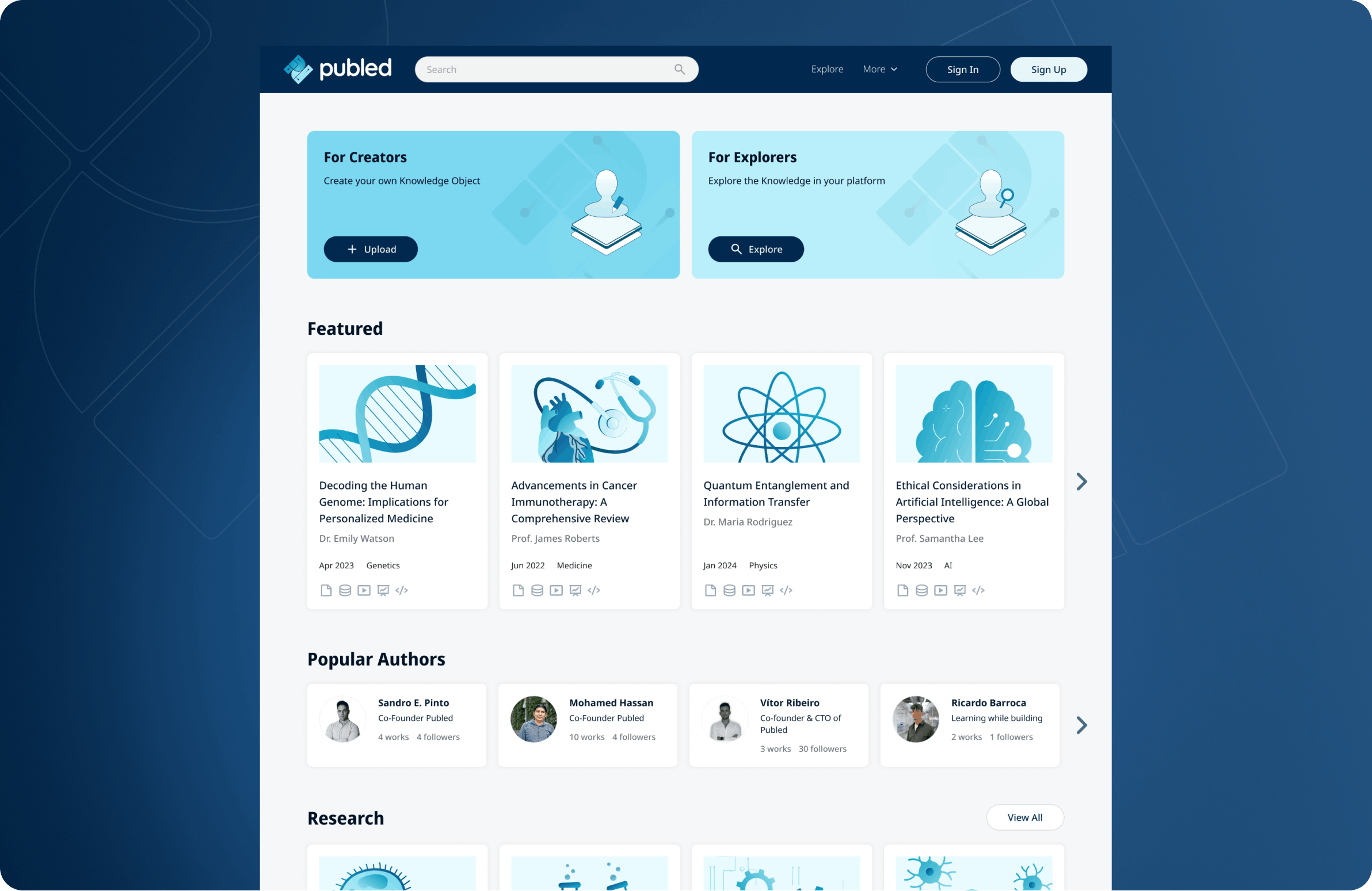 Publed knowledge platform