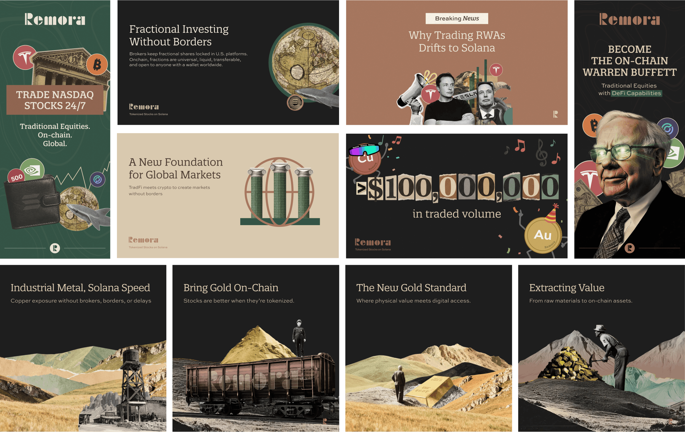 Remora brand marketing assets