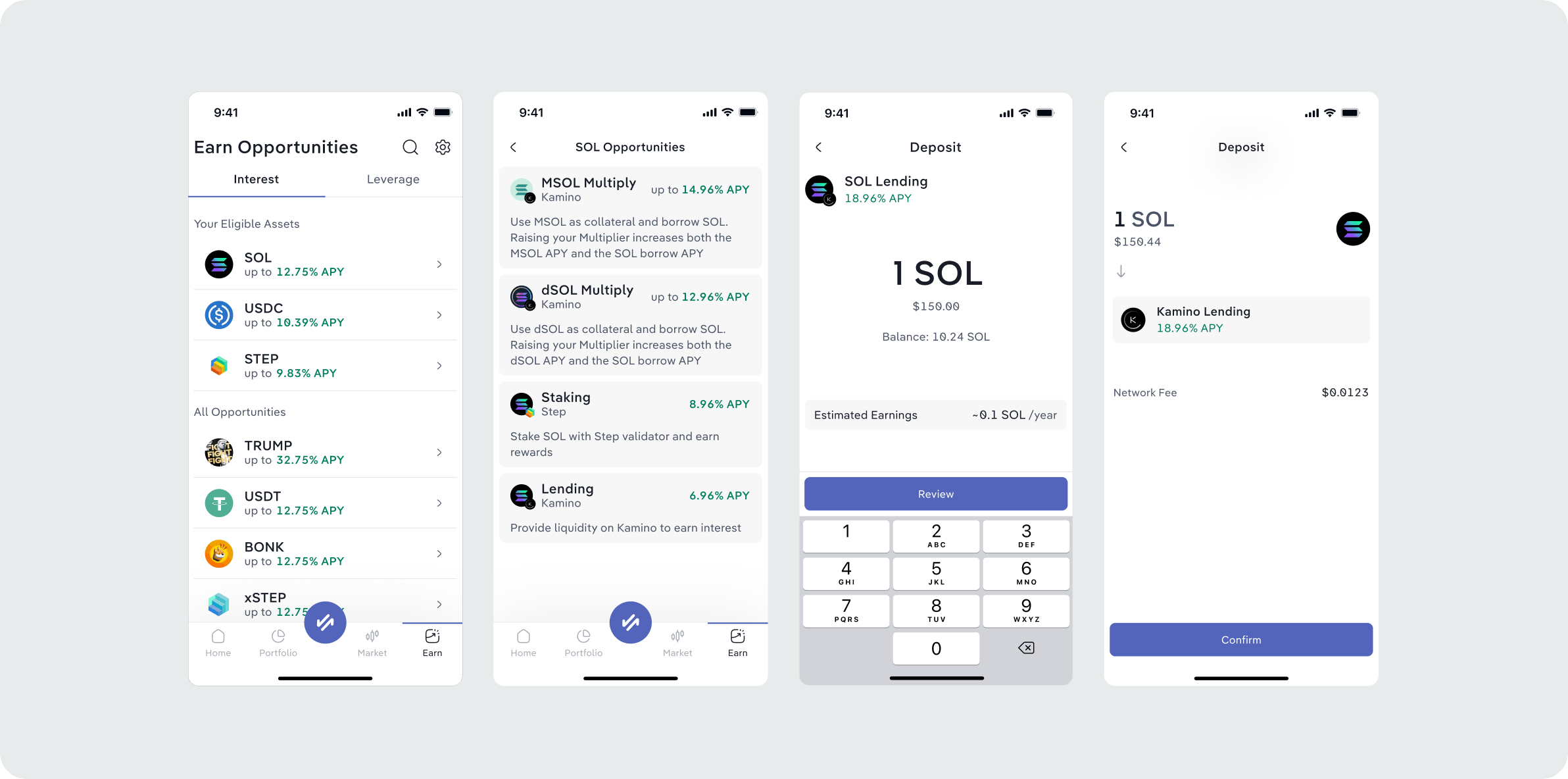 Step Wallet earning opportunities